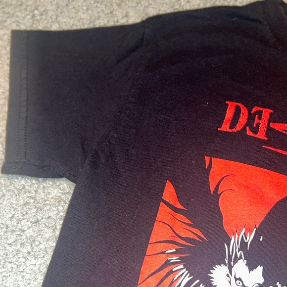 Death Note Shirt Adult Small Black Red Light Yagami And Ryuk Anime Manga T Shirt - Picture 5 of 11